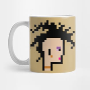 Pixel Art Mohawk Rebel: A ToolCrypto NFT Design / ToolCrypto #2 Mug